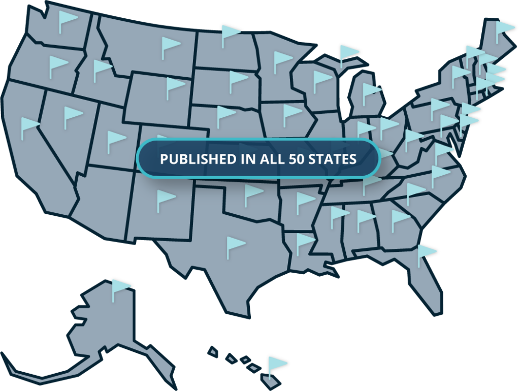 where does The N2 company have magazines? In all 50 states