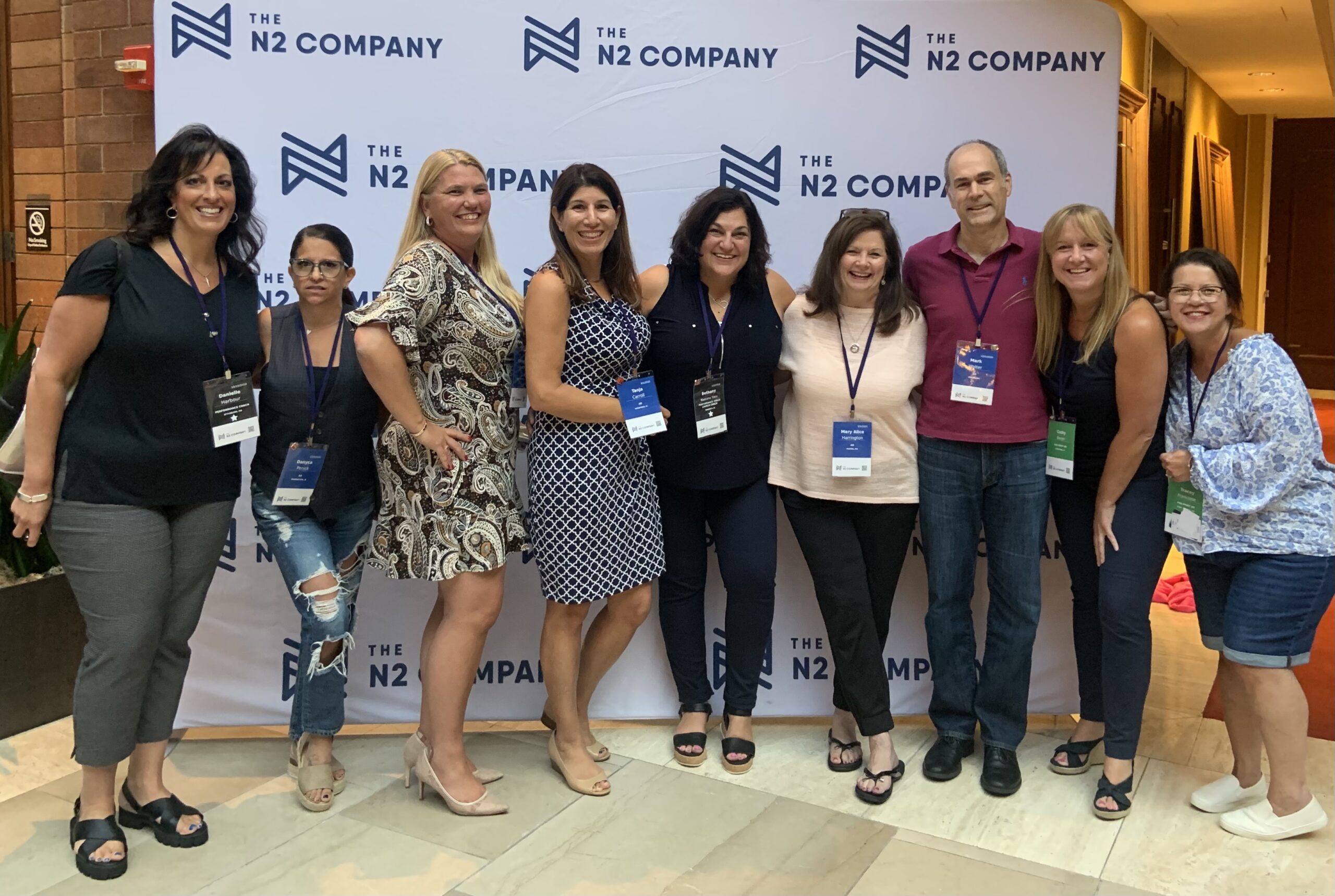 Group of N2 franchise owners gathered together